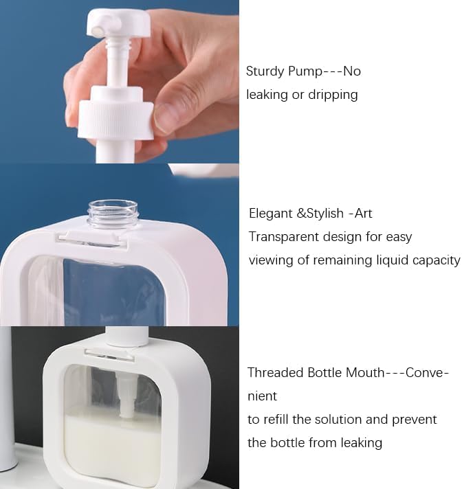 Refillable Plastic Soap Dispenser With Pump