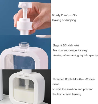 Refillable Plastic Soap Dispenser With Pump