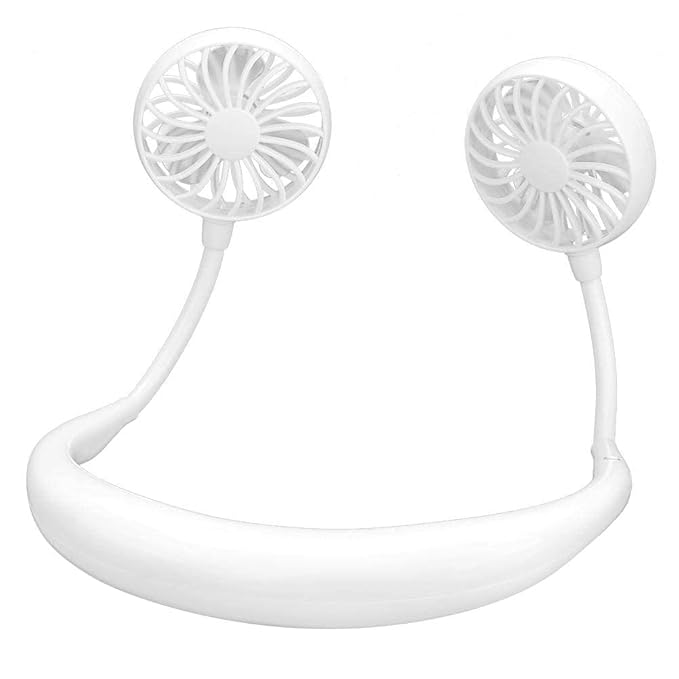 Hand Free Personal Fan – Portable USB Rechargeable Mini Neck Fan